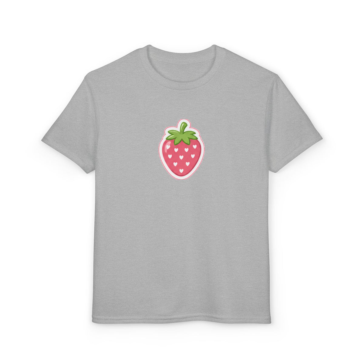 Kids Strawberry Fruit T-Shirt Amore Puppy Graphic