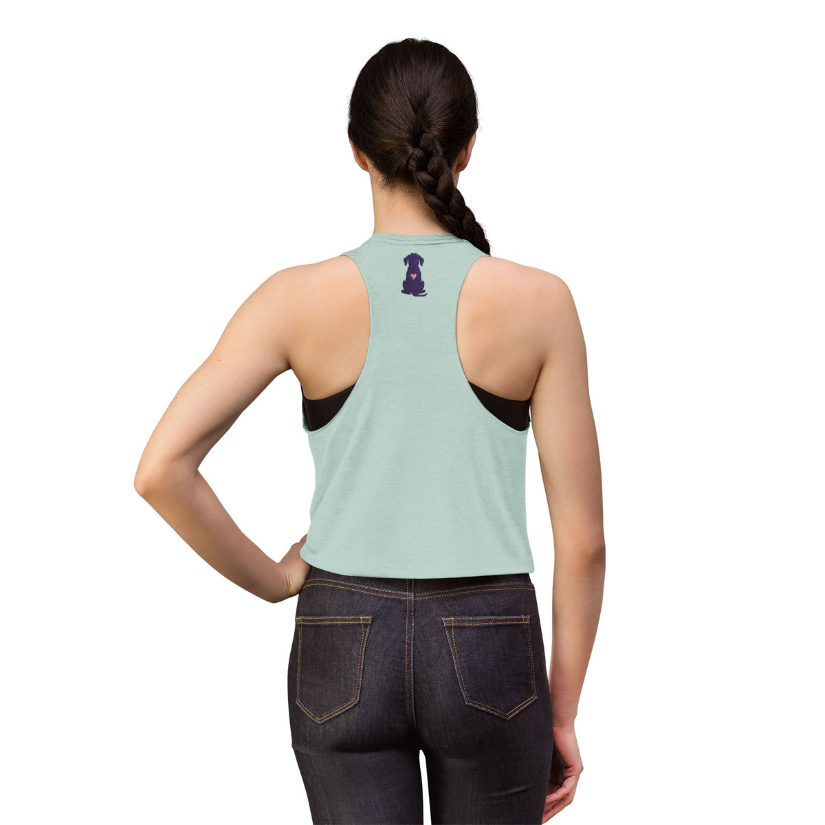 Women's Crop Top Amore Silhouette Relaxed Cropped