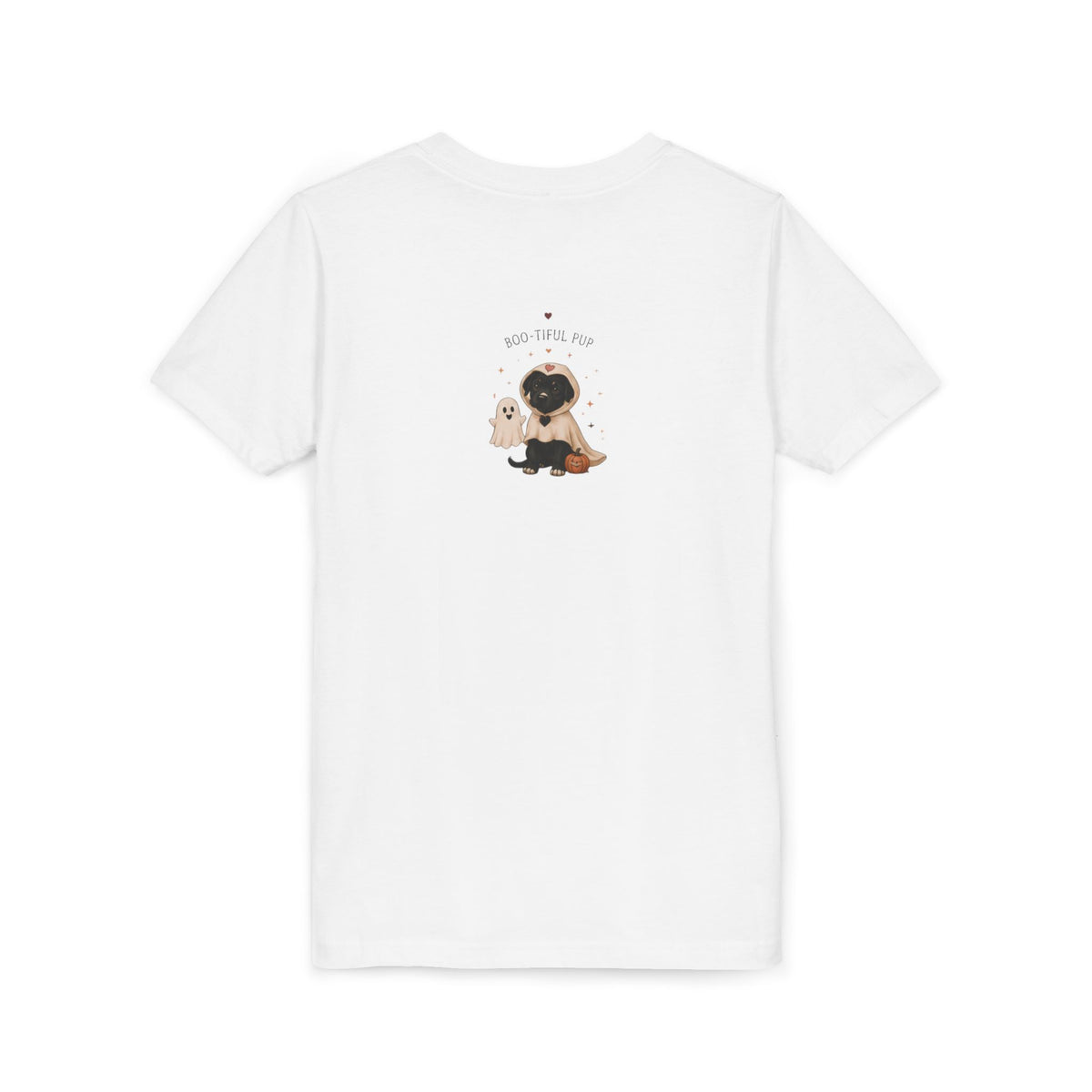 Youth Tee 'Amore' Puppy Ghost Graphic Shirt (Boo-tiful Pup Back)
