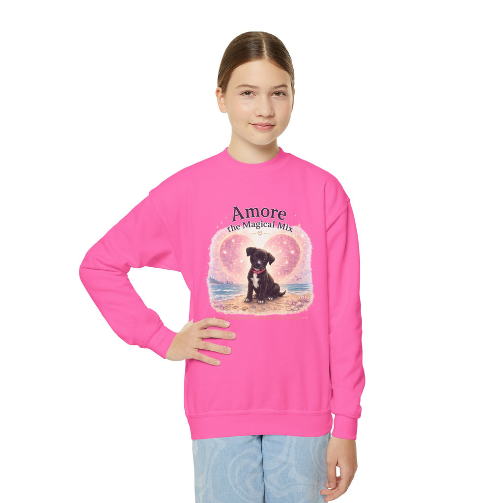 Youth Amore the Magical Mix Crewneck Sweatshirt | Character Logo