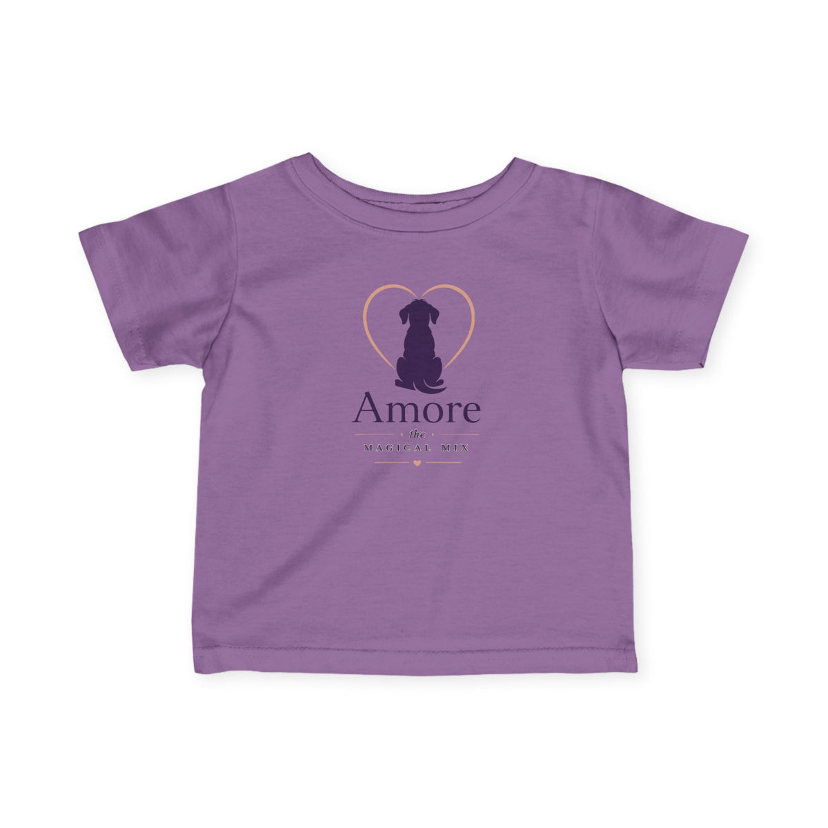 Infant Tee "Amore the Magical Mix" Puppy Heart Baby Shirt