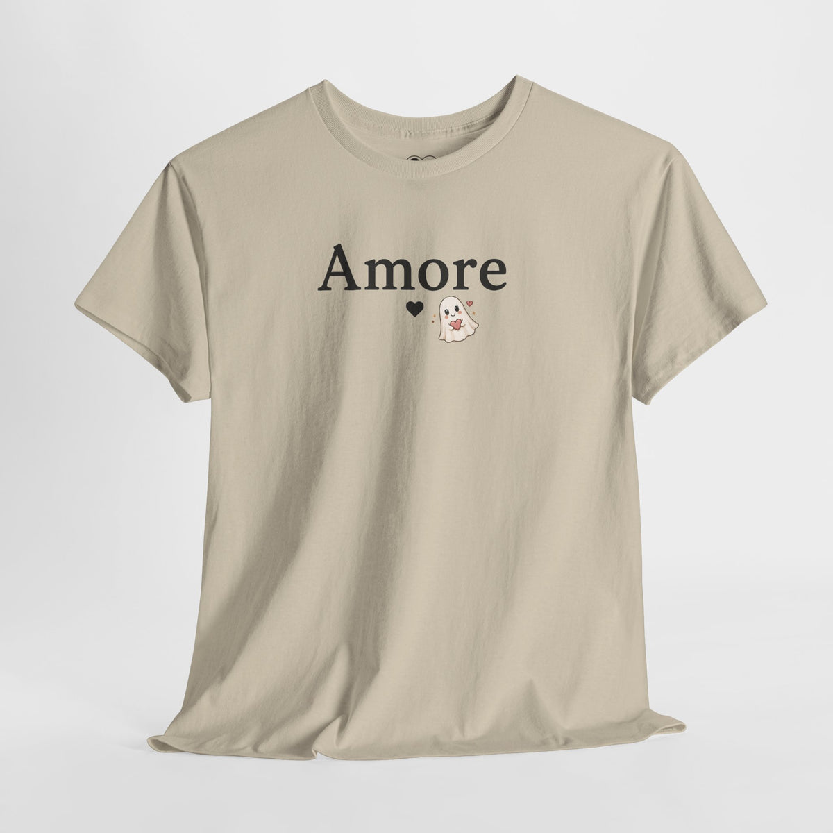 Women's Amore Halloween Icon Palm Trees & Pumpkin Spice Graphic T-Shirt