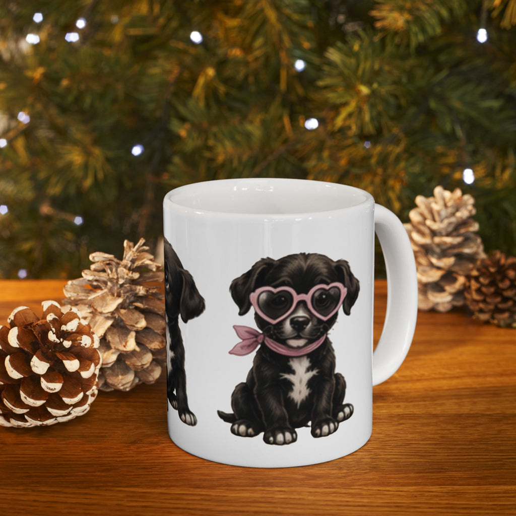 Amore the Magical Mix Character Ceramic Mug  with Butterfly & Hearts (11oz/15oz)
