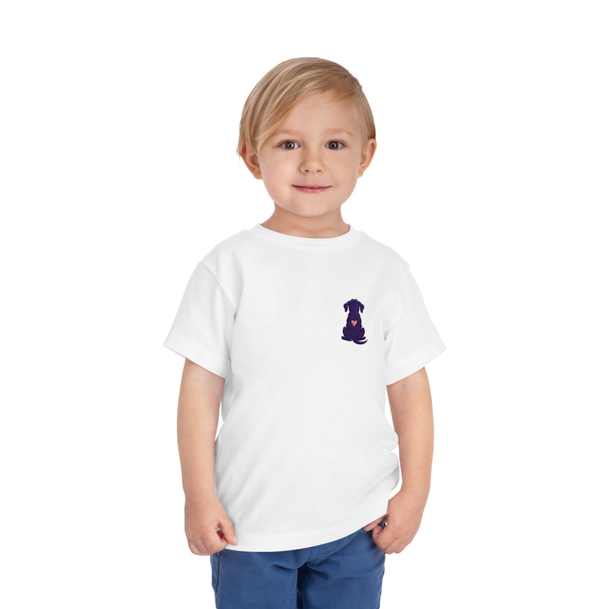 Toddler Amore the Magical Mix Silhouette Pup Tee