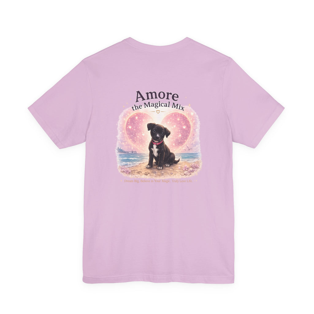 Adult T-Shirt Amore the Magical Mix Signature & Character Logos