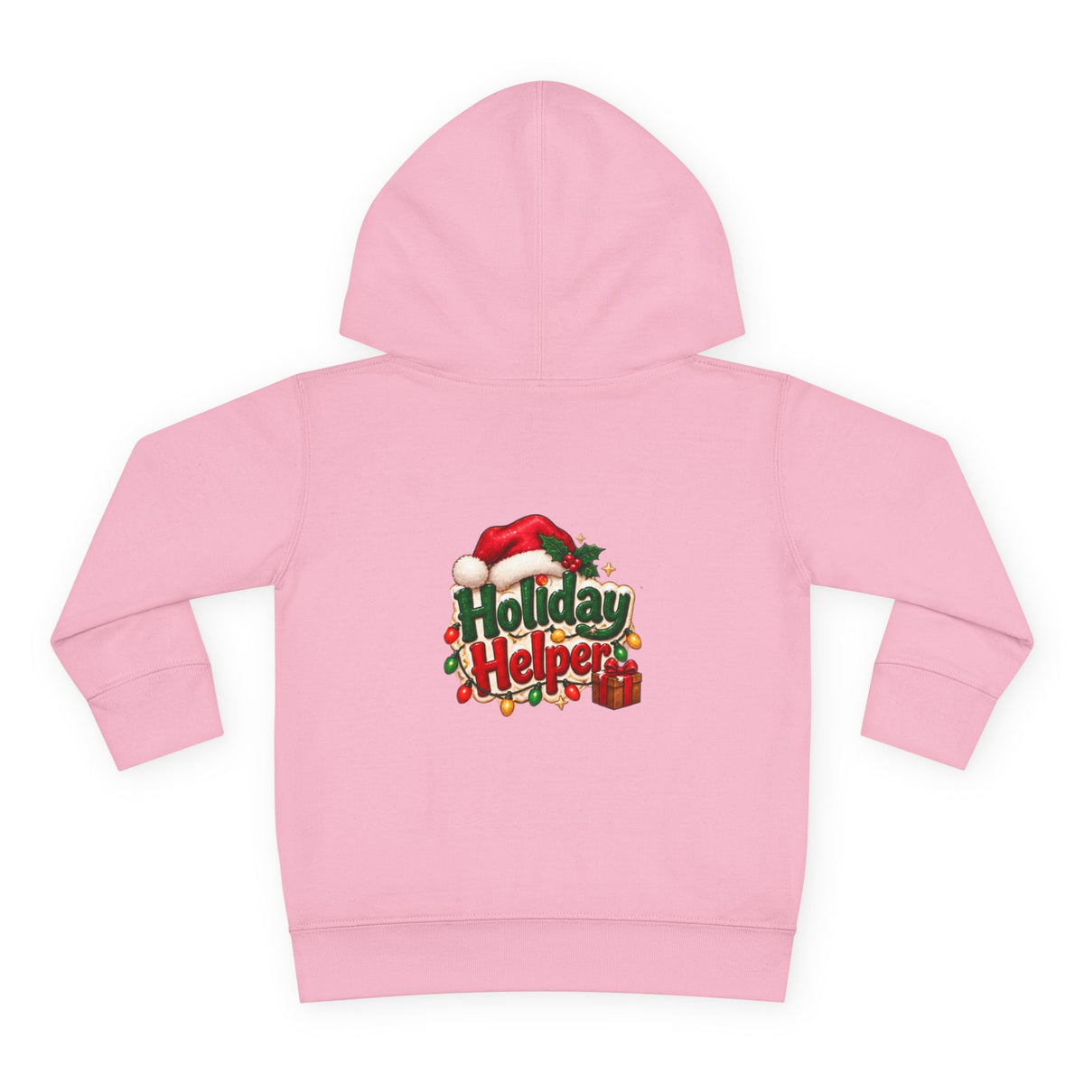 Toddler Hoodie – Holiday Helper Santa Christmas Pullover