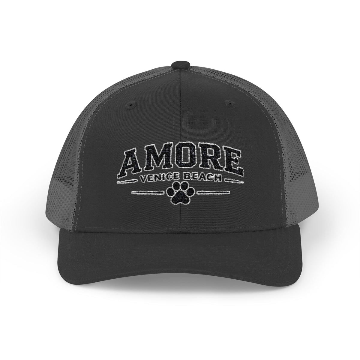 Adult Amore Venice Beach Graphic Trucker Cap | Embroidered Snapback