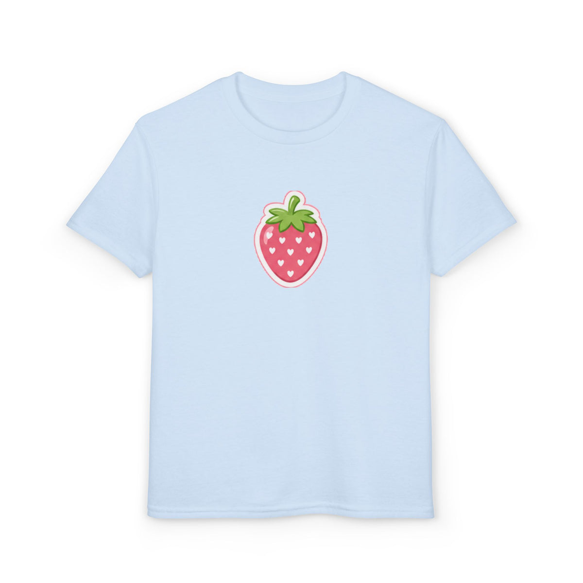 Kids Strawberry Fruit T-Shirt Amore Puppy Graphic