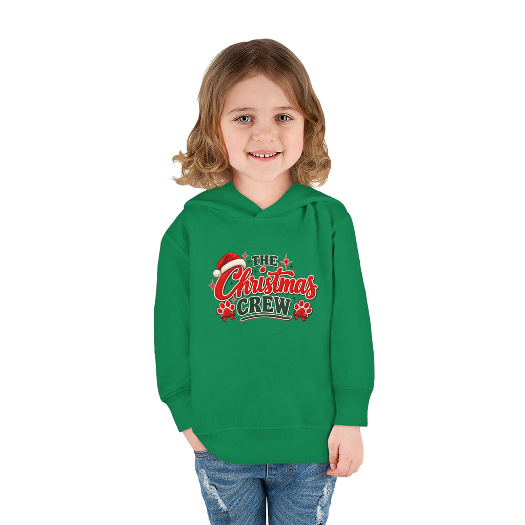 Toddler Festive Holiday Hoodie "The Christmas Crew"