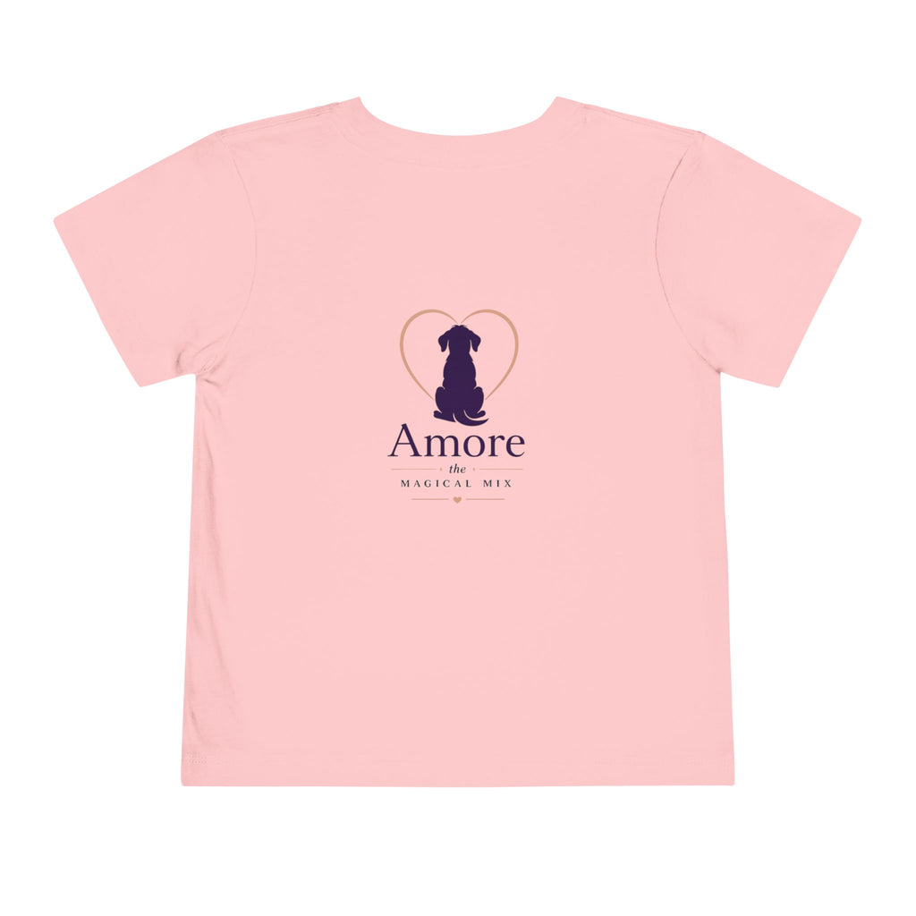 Toddler Amore the Magical Mix Silhouette Pup Tee