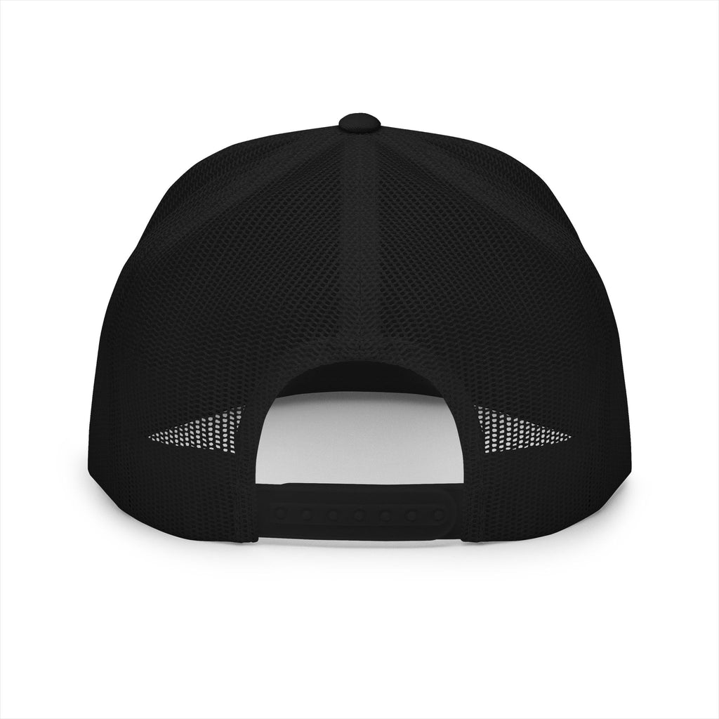 Amore Heart Trucker Hat – Vintage Script Snapback Cap