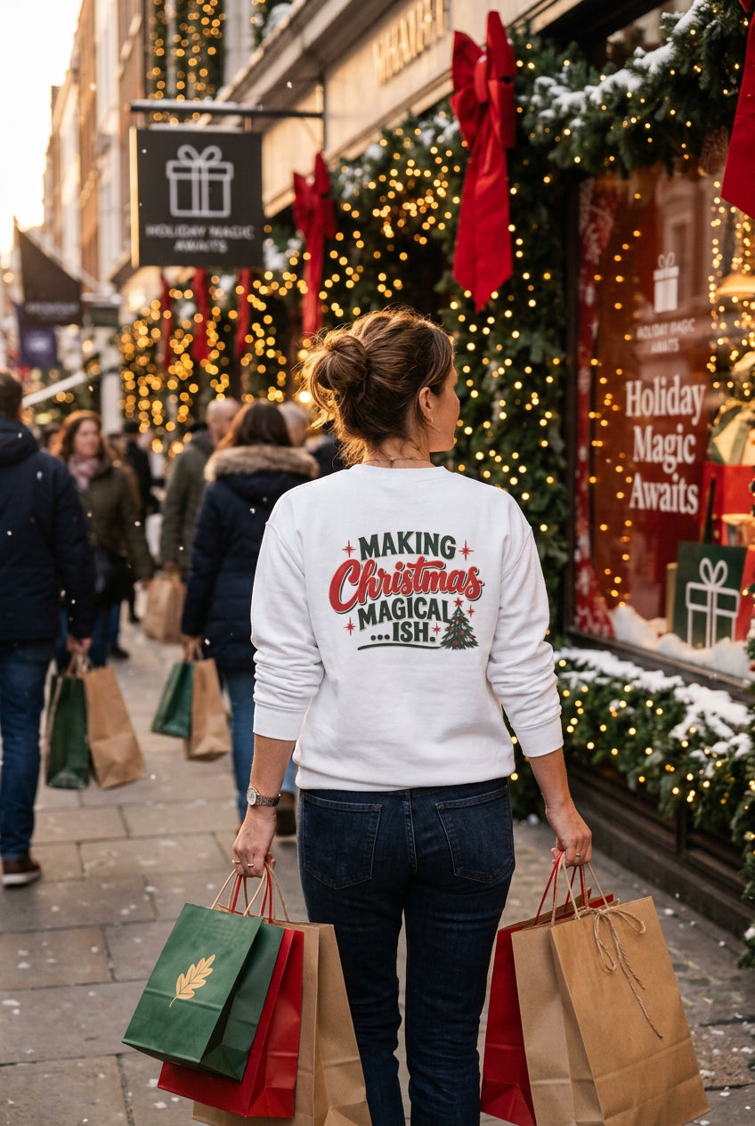 Christmas Cheer and Making Christmas Magical-ish Christmas Crewneck Sweatshirt