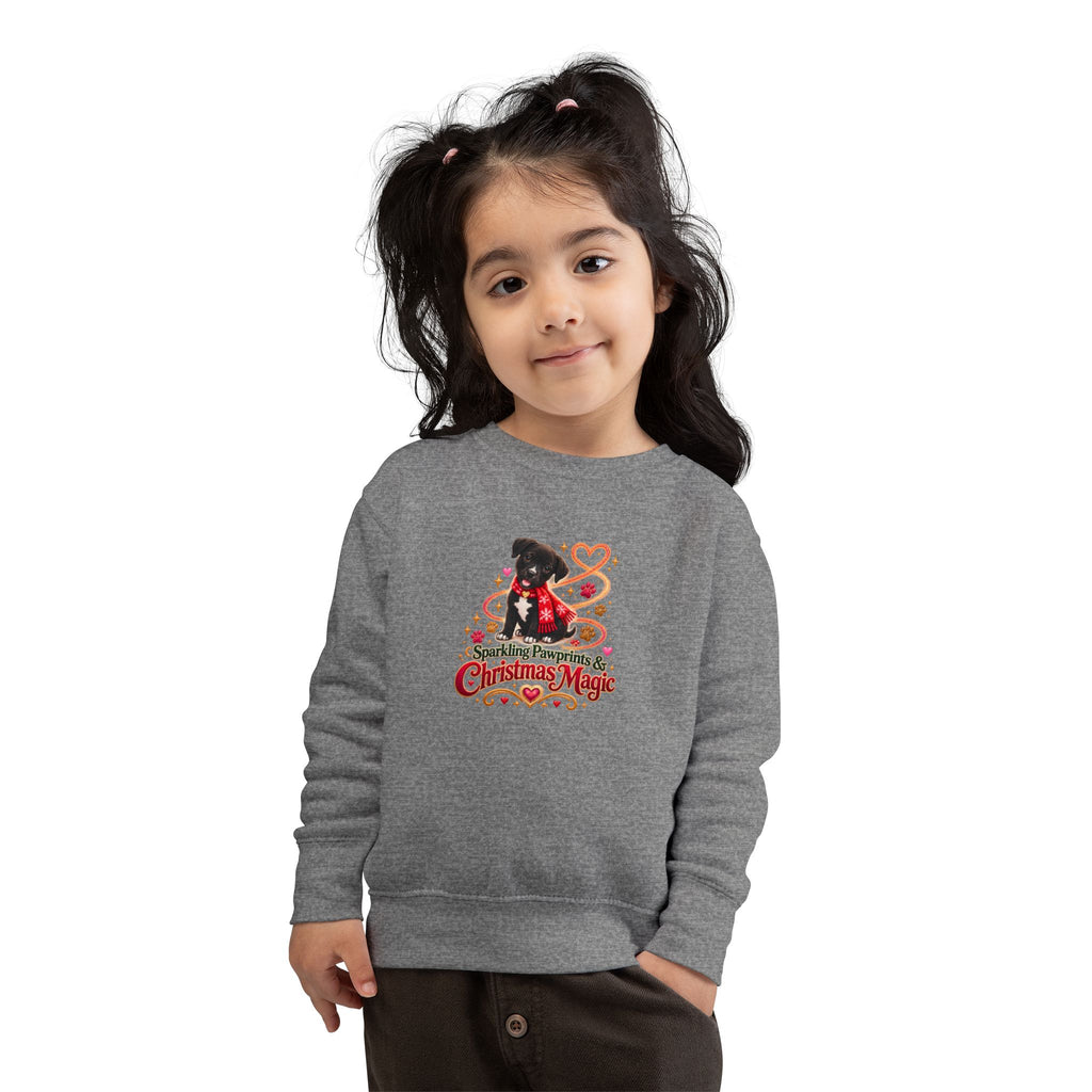 Toddler Christmas Magic Sparkling Pumpkin Sweatshirt