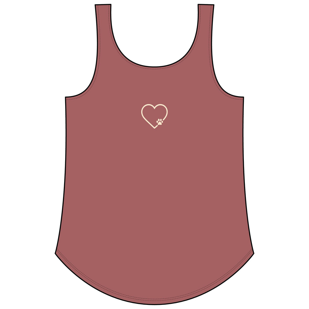 Women's Amore Valenti & Co. Heart Festival Tank Top