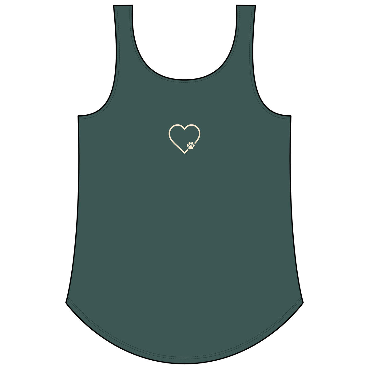 Women's Amore Valenti & Co. Heart Festival Tank Top