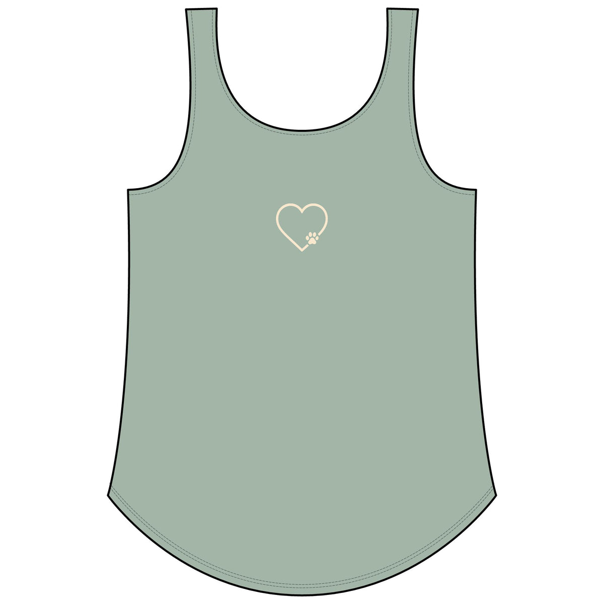 Women's Amore Valenti & Co. Heart Festival Tank Top