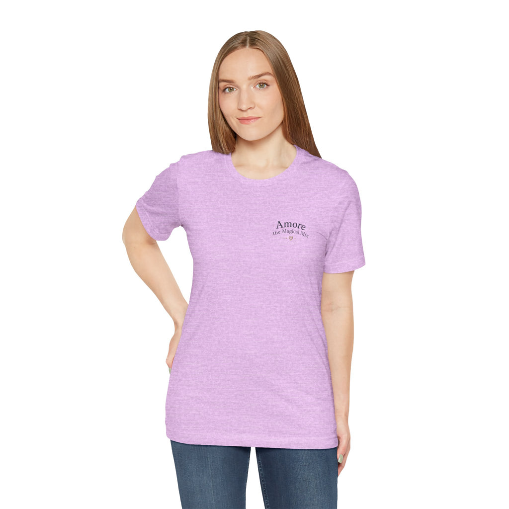 Adult T-Shirt Amore the Magical Mix Signature & Character Logos
