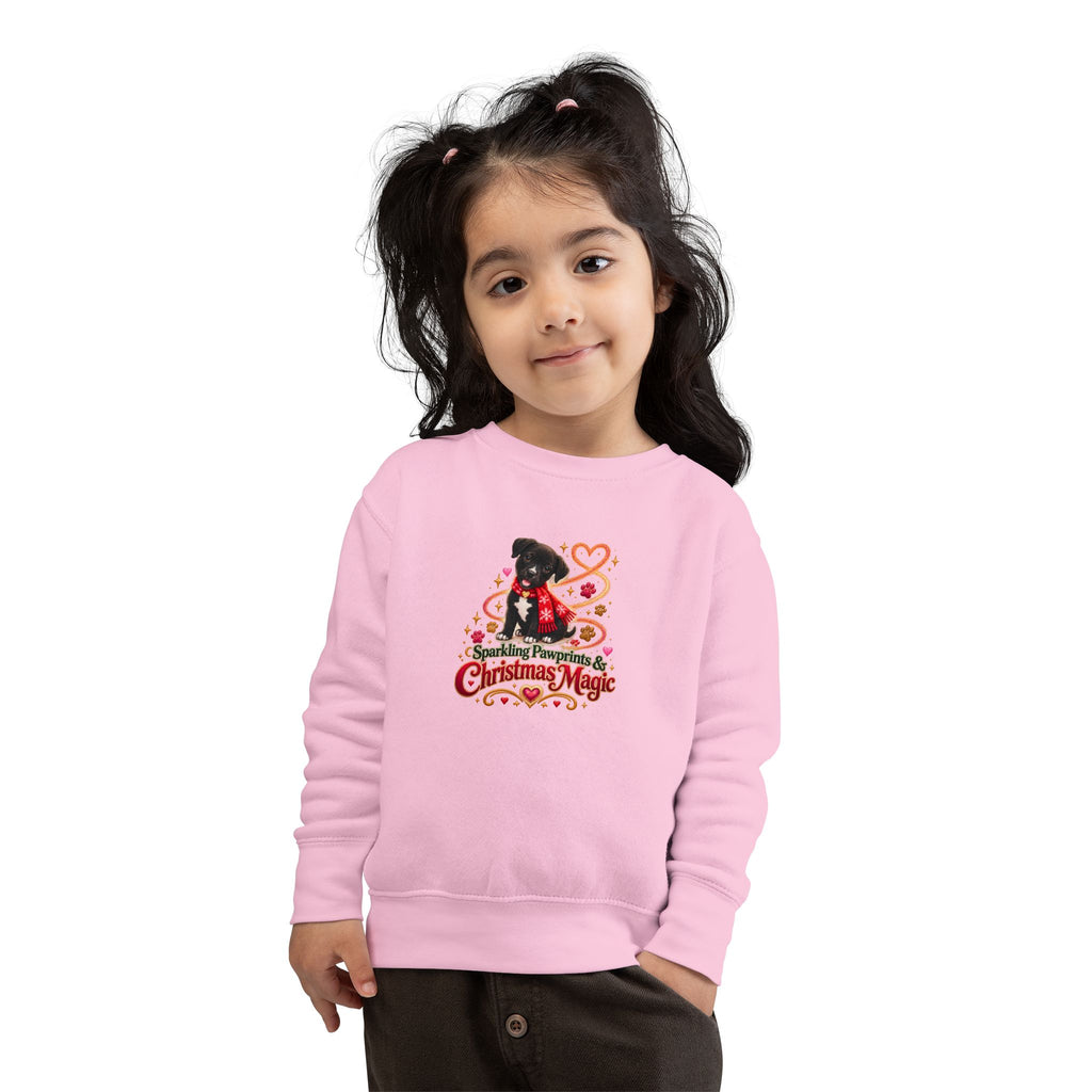 Toddler Christmas Magic Sparkling Pumpkin Sweatshirt
