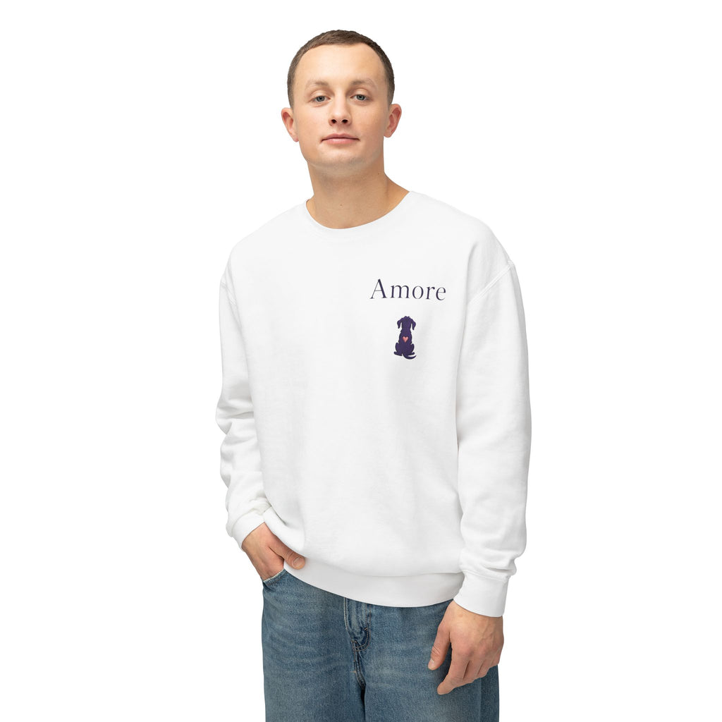 Adult Chase Sunsets Crewneck Sweatshirt Amore Silhouette Graphic