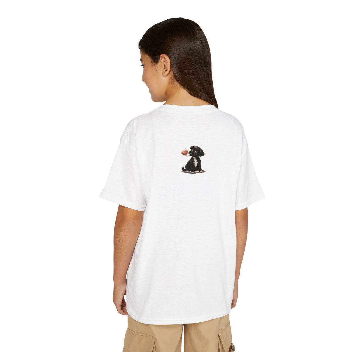 Kids Strawberry Fruit T-Shirt Amore Puppy Graphic