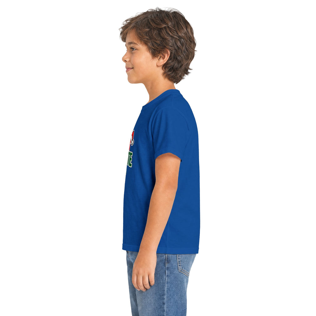 Kids Tee — "Santa's Favorite (ish)" Christmas Shirt