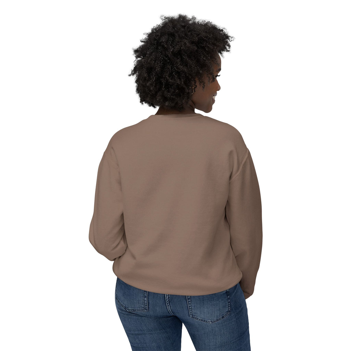 Amore Heart Lightweight Crewneck Sweatshirt Pullover