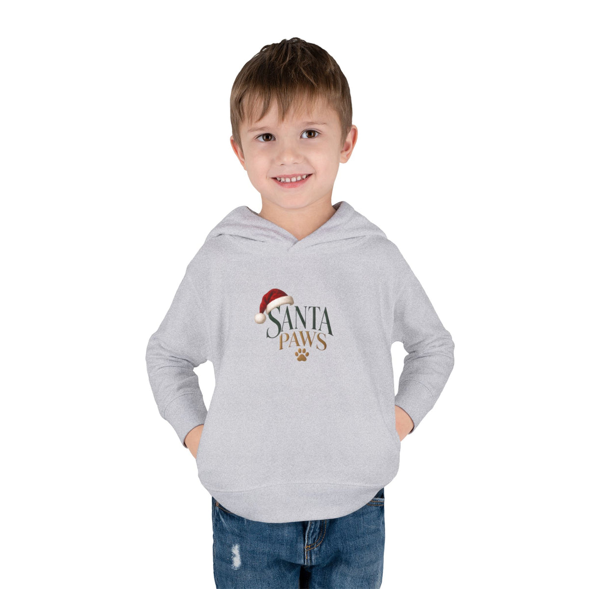 Santa Paws Toddler Christmas Hoodie