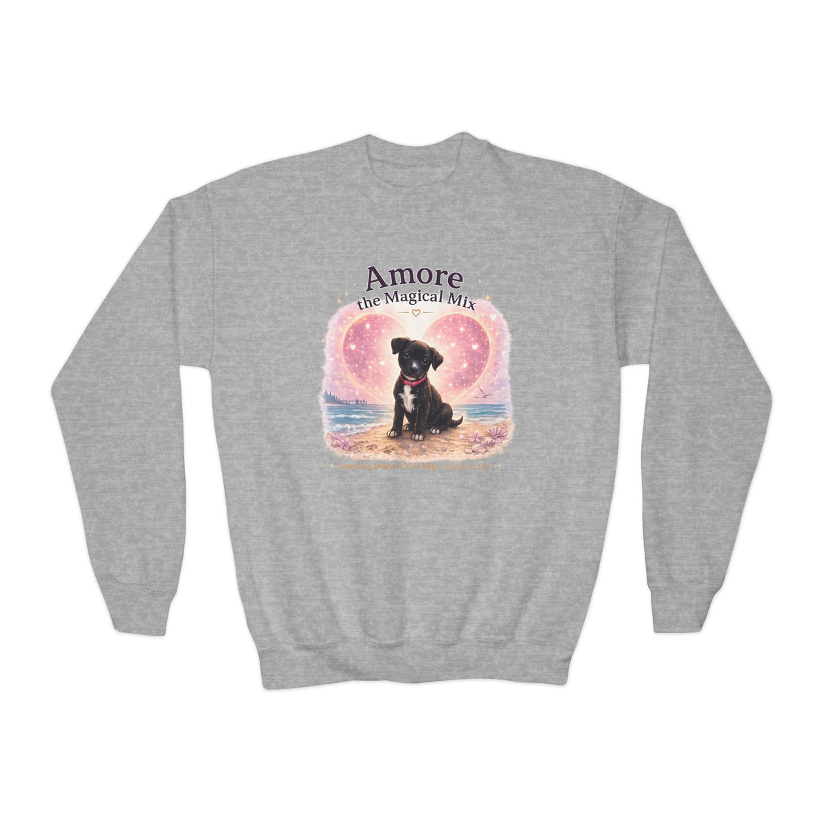 Youth Amore the Magical Mix Crewneck Sweatshirt | Character Logo