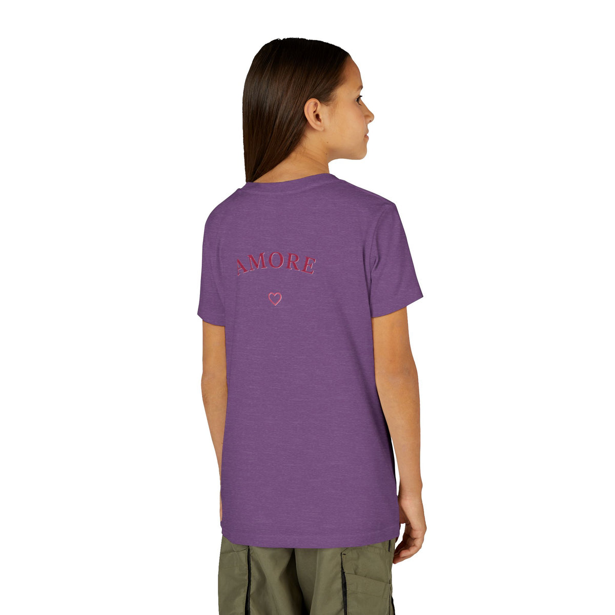 Amore Heart Graphic Youth T-Shirt