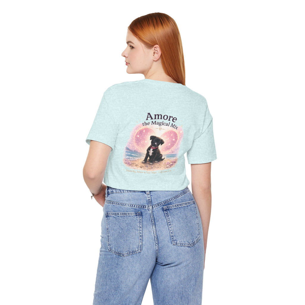 Adult T-Shirt Amore the Magical Mix Signature & Character Logos