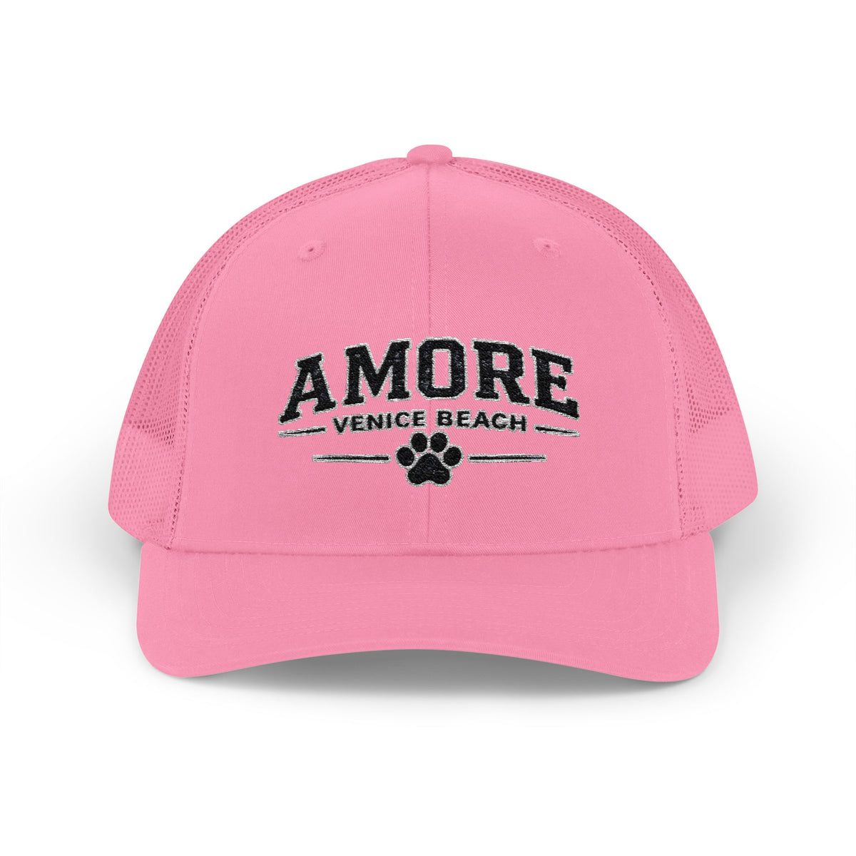 Adult Amore Venice Beach Graphic Trucker Cap | Embroidered Snapback