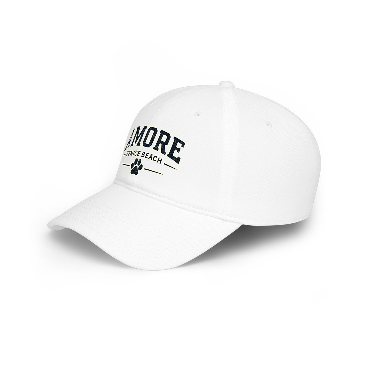 Baseball Cap Amore Venice Beach Paw Print Low Profile Hat