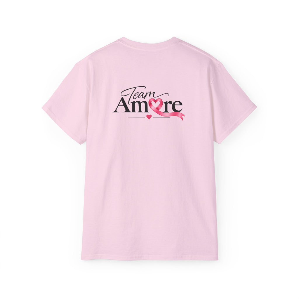 Team Amore Tee — "More Love, More Hope, More Tomorrow" Breast Cancer Awareness Shirt