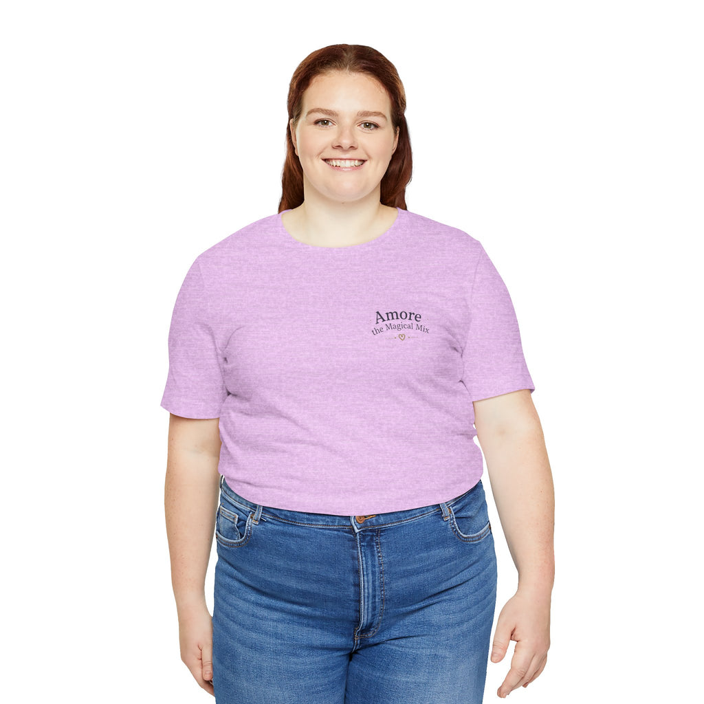 Adult T-Shirt Amore the Magical Mix Signature & Character Logos