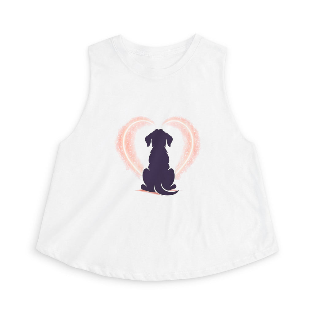Women's Crop Top Amore Silhouette Relaxed Cropped