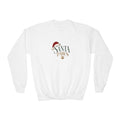 Youth Santa Paws Crewneck Sweatshirt - Dog Lover Design