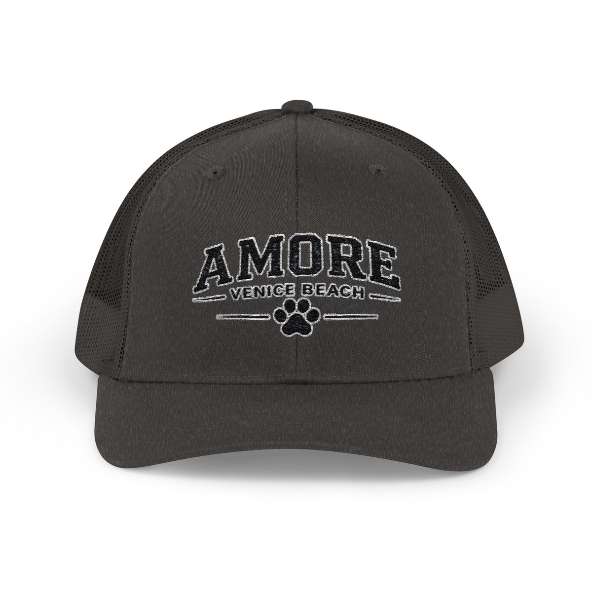 Adult Amore Venice Beach Graphic Trucker Cap | Embroidered Snapback