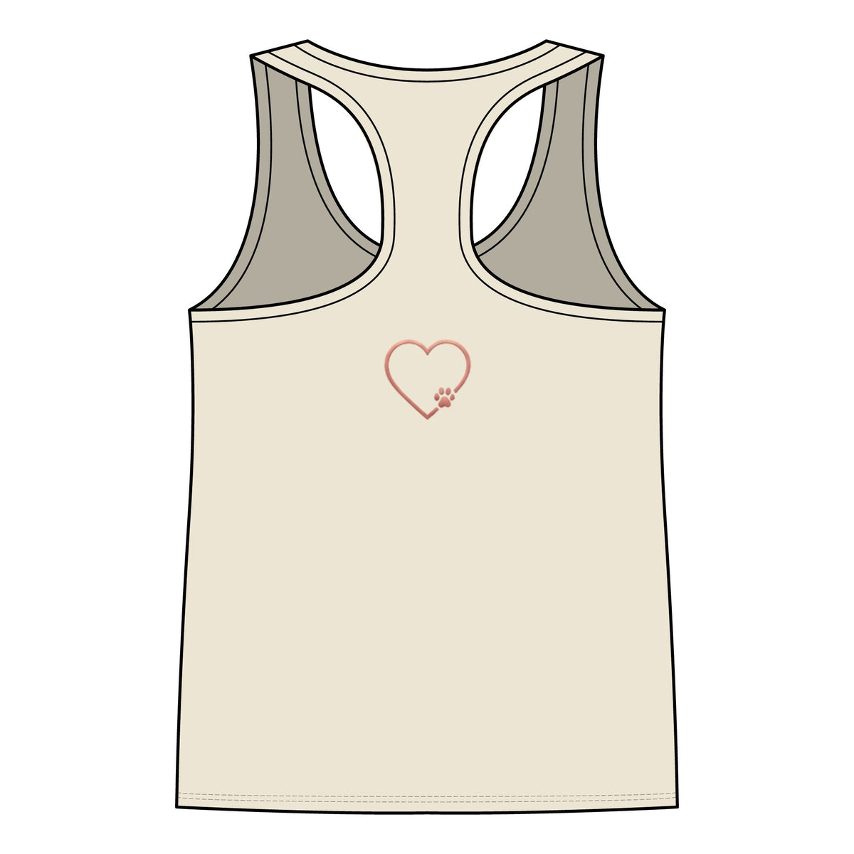 Women's 'Amore' Heart Graphic Racerback Tank Top
